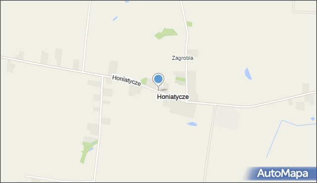 Honiatycze, Honiatycze, mapa Honiatycze
