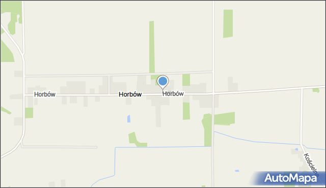 Horbów, Horbów, mapa Horbów