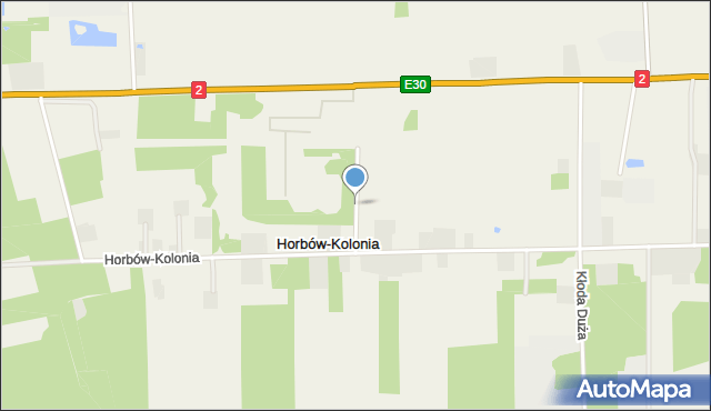 Horbów-Kolonia, Horbów-Kolonia, mapa Horbów-Kolonia