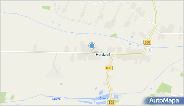 Hordzież, Hordzież, mapa Hordzież