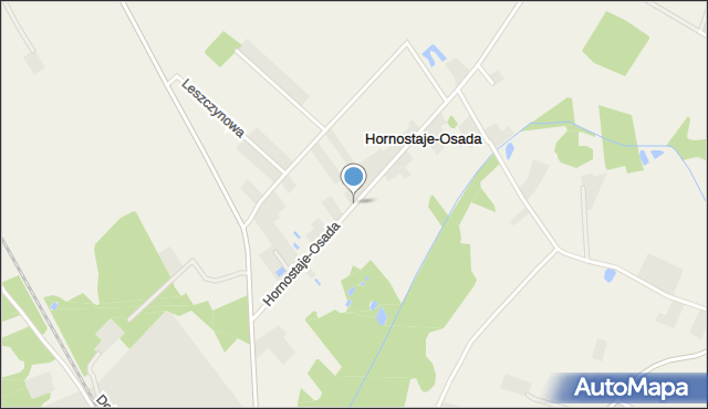 Hornostaje-Osada, Hornostaje-Osada, mapa Hornostaje-Osada