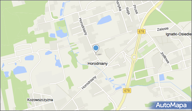 Horodniany, Horodniany, mapa Horodniany