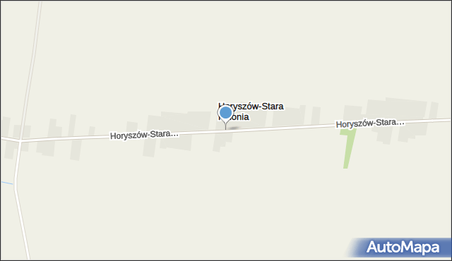 Horyszów-Stara Kolonia, Horyszów-Stara Kolonia, mapa Horyszów-Stara Kolonia