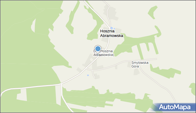 Hosznia Abramowska, Hosznia Abramowska, mapa Hosznia Abramowska