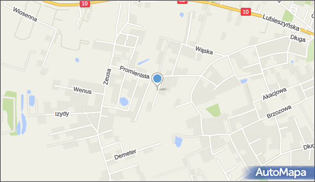 Mierzyn gmina Dobra (Szczecińska), Horyzontalna, mapa Mierzyn gmina Dobra (Szczecińska)