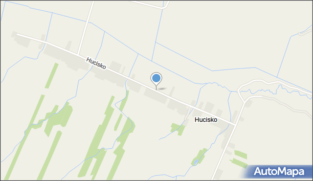 Hucisko gmina Bodzentyn, Hucisko, mapa Hucisko gmina Bodzentyn