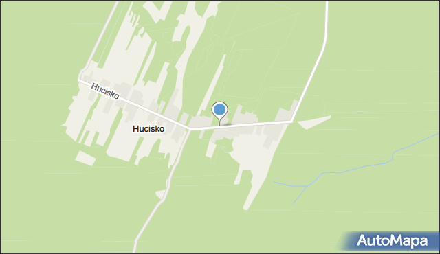 Hucisko gmina Szydłowiec, Hucisko, mapa Hucisko gmina Szydłowiec