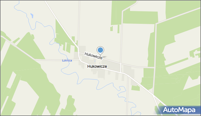 Hukowicze, Hukowicze, mapa Hukowicze