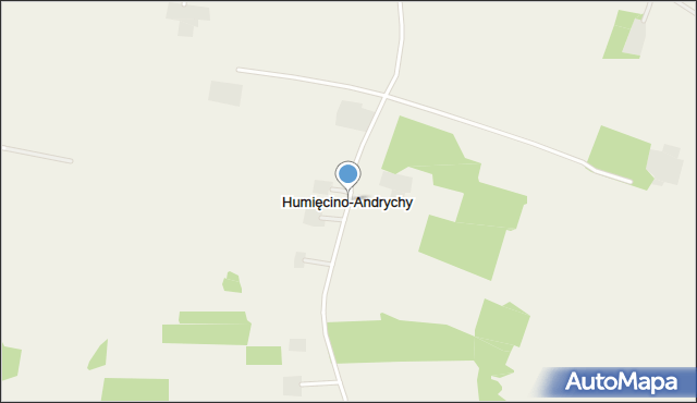 Humięcino-Andrychy, Humięcino-Andrychy, mapa Humięcino-Andrychy