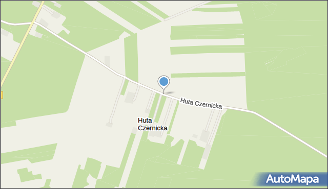Huta Czernicka, Huta Czernicka, mapa Huta Czernicka