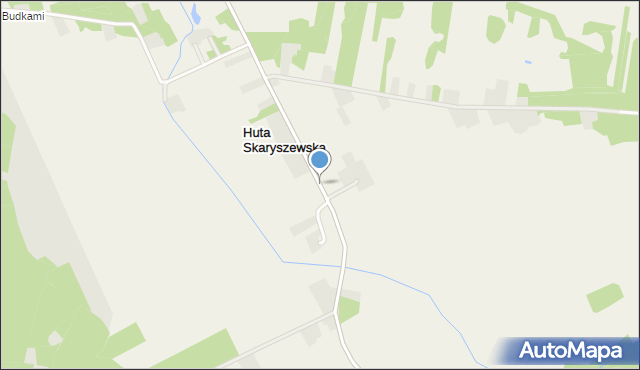 Huta Skaryszewska, Huta Skaryszewska, mapa Huta Skaryszewska