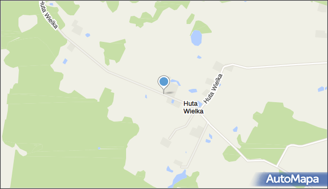 Huta Wielka, Huta Wielka, mapa Huta Wielka