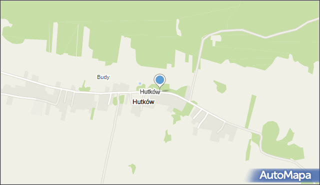 Hutków, Hutków, mapa Hutków