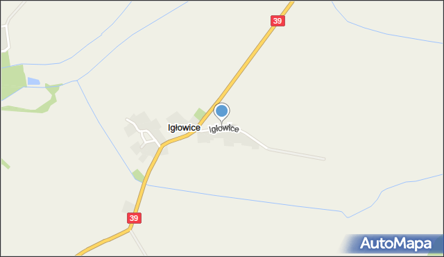 Igłowice gmina Namysłów, Igłowice, mapa Igłowice gmina Namysłów