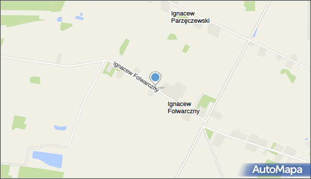 Ignacew Folwarczny, Ignacew Folwarczny, mapa Ignacew Folwarczny