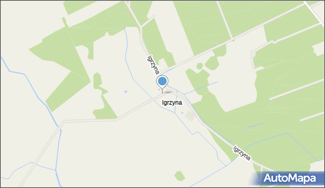 Igrzyna, Igrzyna, mapa Igrzyna