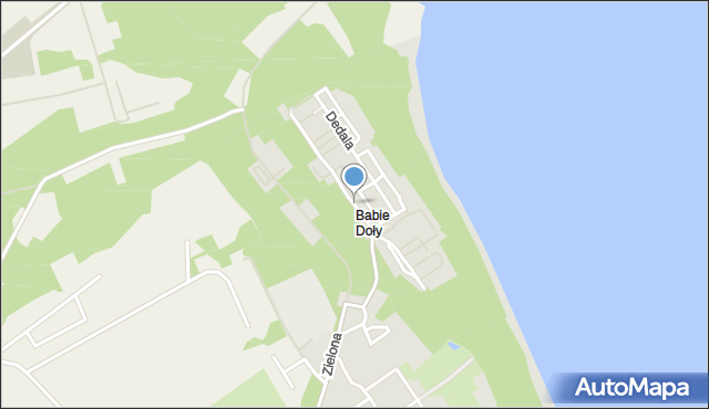 Gdynia, Ikara, mapa Gdyni