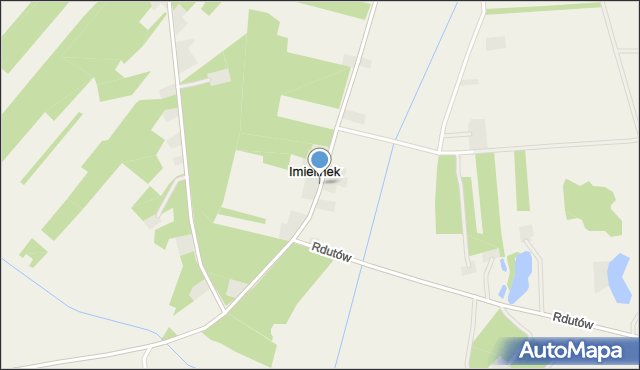 Imielinek, Imielinek, mapa Imielinek