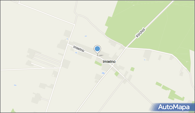 Imielno gmina Zagórów, Imielno, mapa Imielno gmina Zagórów