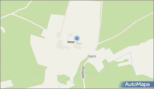 Imno gmina Golczewo, Imno, mapa Imno gmina Golczewo