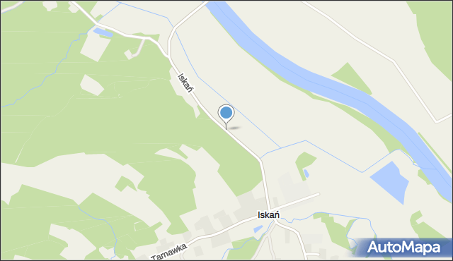 Iskań, Iskań, mapa Iskań