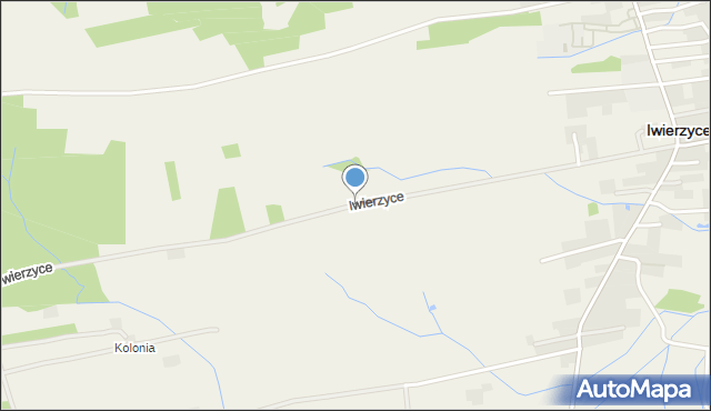 Iwierzyce, Iwierzyce, mapa Iwierzyce