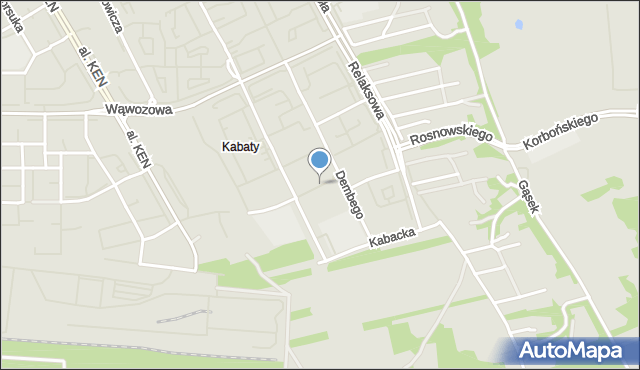 Warszawa, Iwanowa-Szajnowicza Jerzego, mapa Warszawy