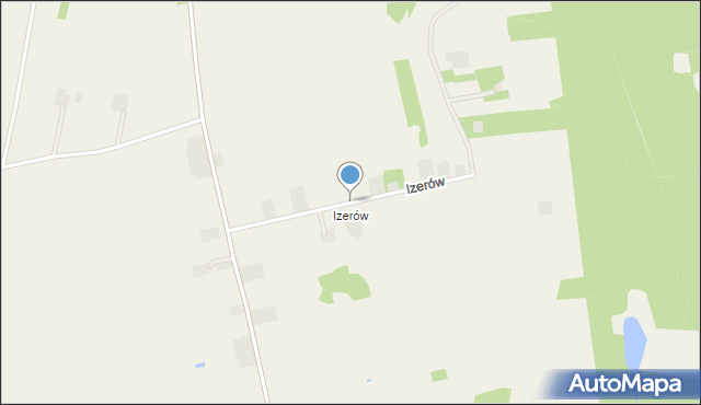 Ciepielew, Izerów, mapa Ciepielew