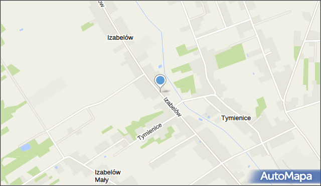 Izabelów gmina Zduńska Wola, Izabelów, mapa Izabelów gmina Zduńska Wola