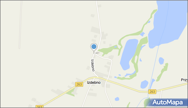 Izdebno gmina Ostrowite, Izdebno, mapa Izdebno gmina Ostrowite