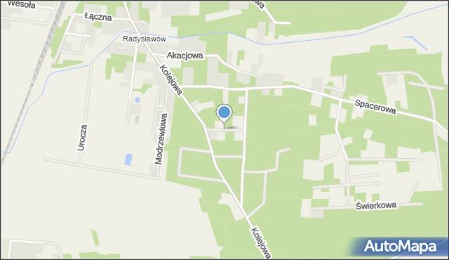 Choszczowe gmina Zabrodzie, Jaśminowa, mapa Choszczowe gmina Zabrodzie