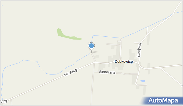 Dobkowice gmina Kobierzyce, Jaśminowa, mapa Dobkowice gmina Kobierzyce