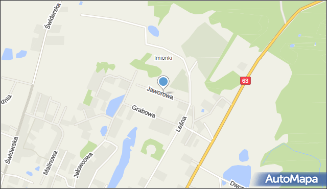 Gajewo gmina Giżycko, Jaworowa, mapa Gajewo gmina Giżycko