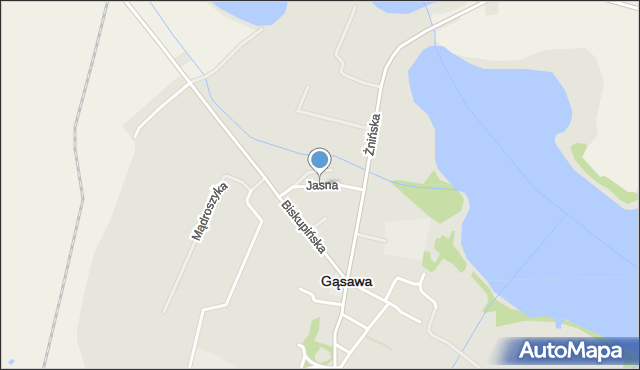 Gąsawa, Jasna, mapa Gąsawa