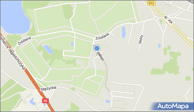 Gdańsk, Jasińskiego Tadeusza, mapa Gdańska