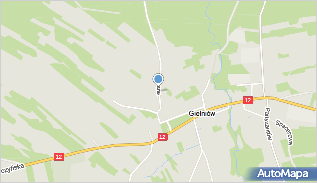 Gielniów, Jasna, mapa Gielniów