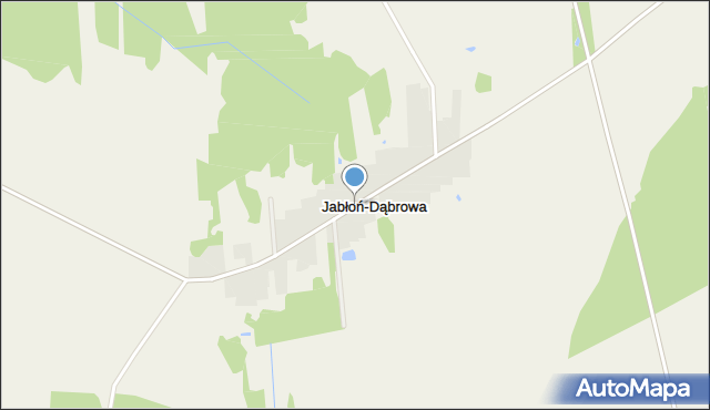 Jabłoń-Dąbrowa, Jabłoń-Dąbrowa, mapa Jabłoń-Dąbrowa