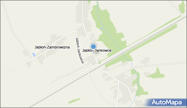 Jabłoń-Jankowce, Jabłoń-Jankowce, mapa Jabłoń-Jankowce