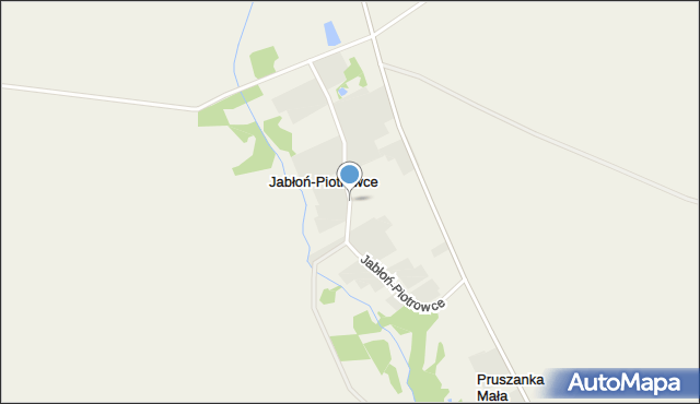 Jabłoń-Piotrowce, Jabłoń-Piotrowce, mapa Jabłoń-Piotrowce