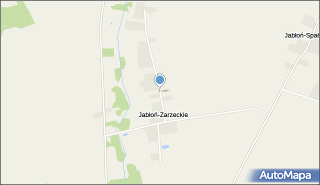 Jabłoń-Zarzeckie, Jabłoń-Zarzeckie, mapa Jabłoń-Zarzeckie