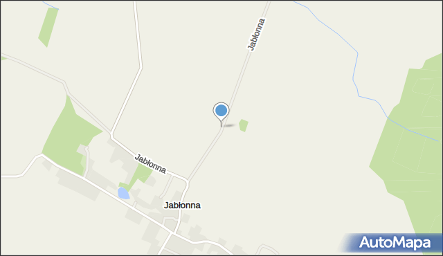 Jabłonna gmina Rydzyna, Jabłonna, mapa Jabłonna gmina Rydzyna