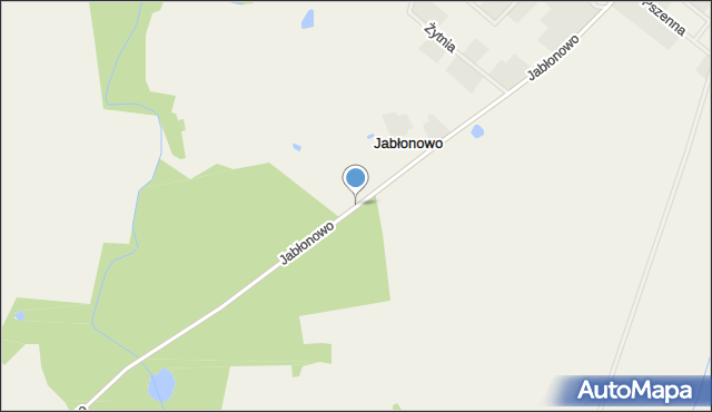 Jabłonowo gmina Gryfice, Jabłonowo, mapa Jabłonowo gmina Gryfice
