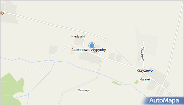 Jabłonowo-Wypychy, Jabłonowo-Wypychy, mapa Jabłonowo-Wypychy