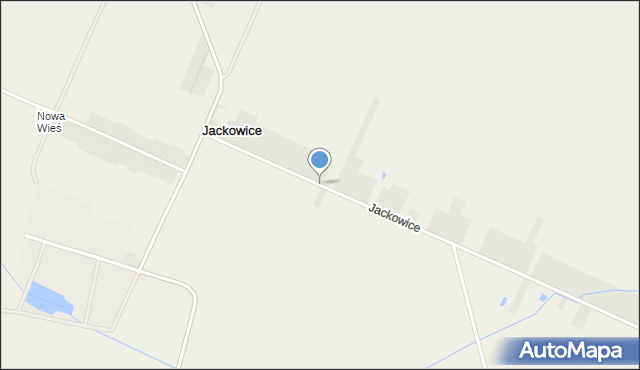 Jackowice, Jackowice, mapa Jackowice