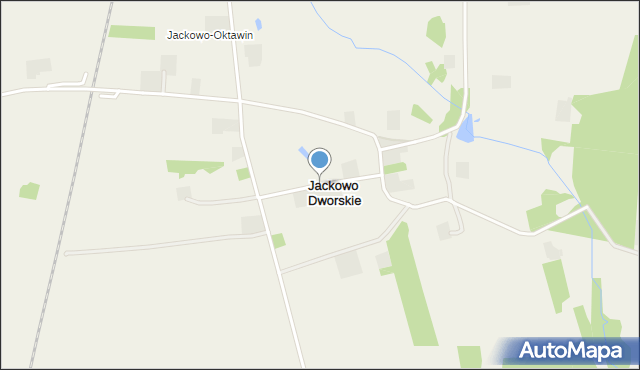 Jackowo Dworskie, Jackowo Dworskie, mapa Jackowo Dworskie