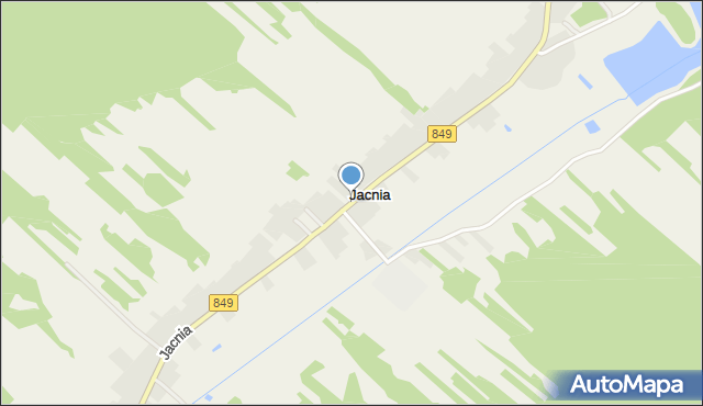 Jacnia, Jacnia, mapa Jacnia