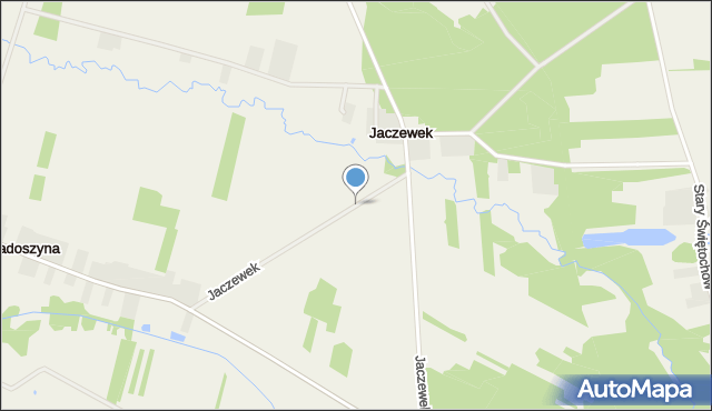 Jaczewek, Jaczewek, mapa Jaczewek