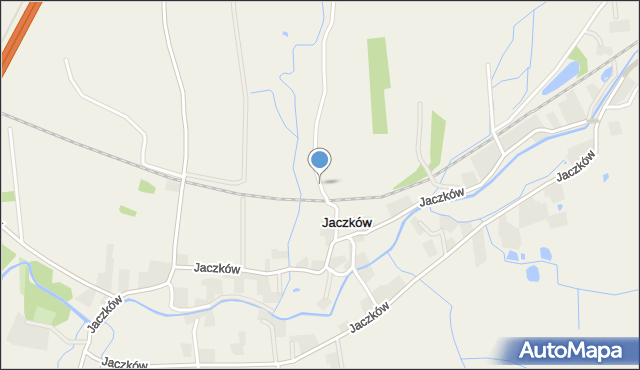 Jaczków, Jaczków, mapa Jaczków