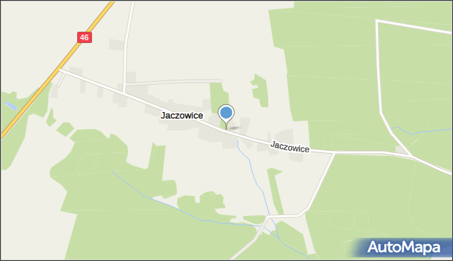 Jaczowice, Jaczowice, mapa Jaczowice