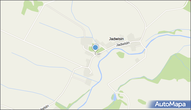 Jadwisin gmina Zagrodno, Jadwisin, mapa Jadwisin gmina Zagrodno